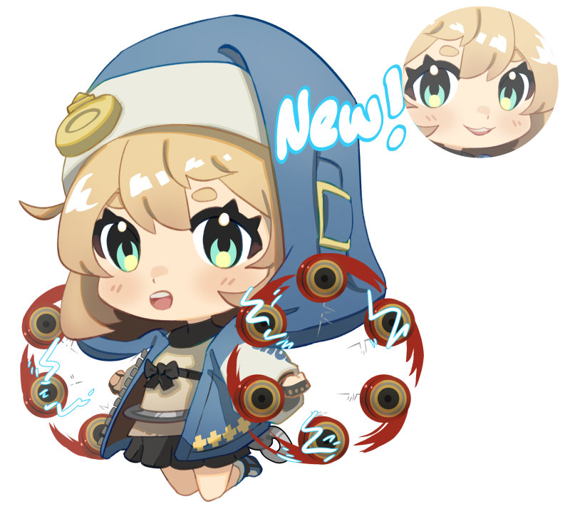 Guilty Gear Girls May and Bridget Acrylic Epoxy Holo Charms 