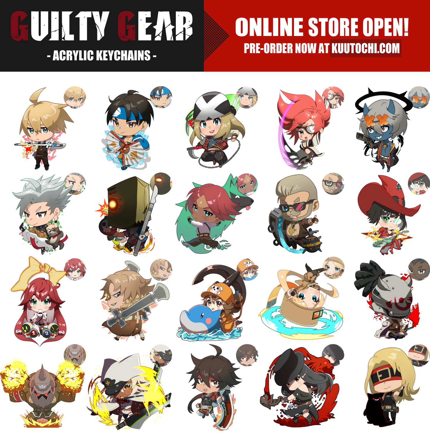 Guilty Gear -Strive- Acrylic Keychains